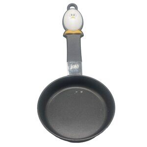 Jo!e msc small fry egg pan egg decoration metal black white pan width 5" depth 1